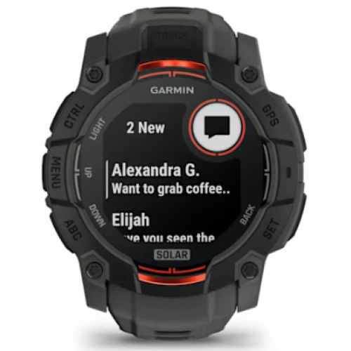 Garmin Instinct 3 50mm SOLAR Black Charcoal